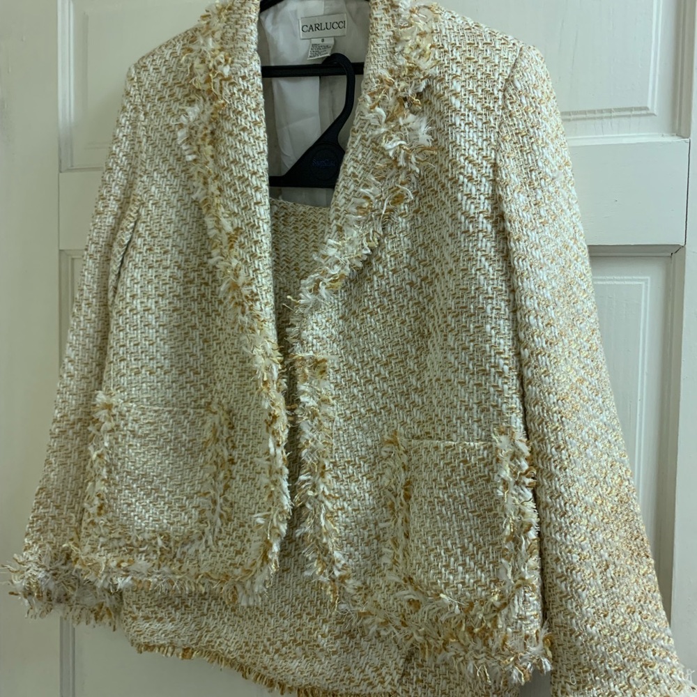VINTAGE CARLUCCI DESIGNER LADIES SZ‎ 8 SUIT